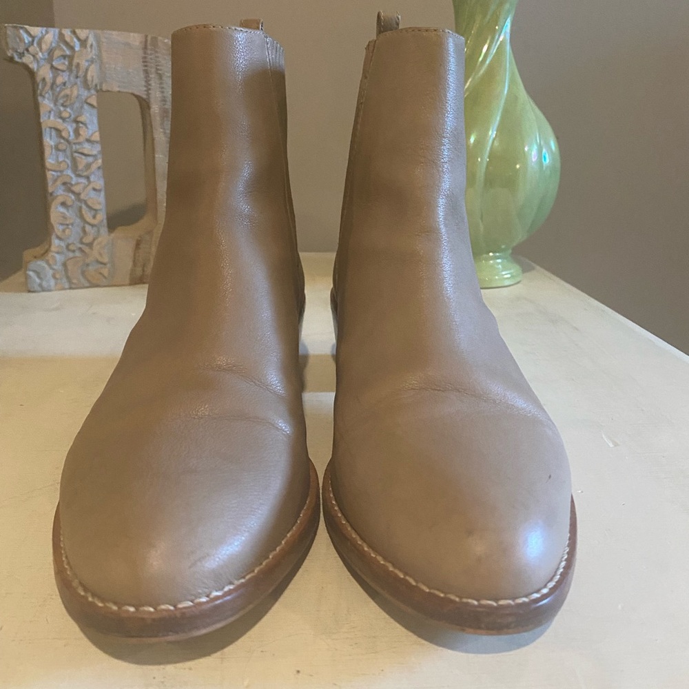 Loeffler Randall Stretch Leather Ankle Boots EUC - Picture 9 of 9